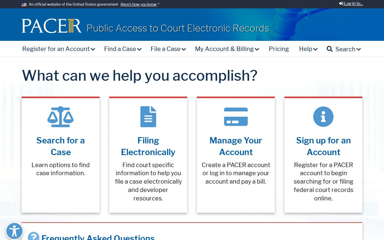 Moultrie County Court Case Lookup PACER