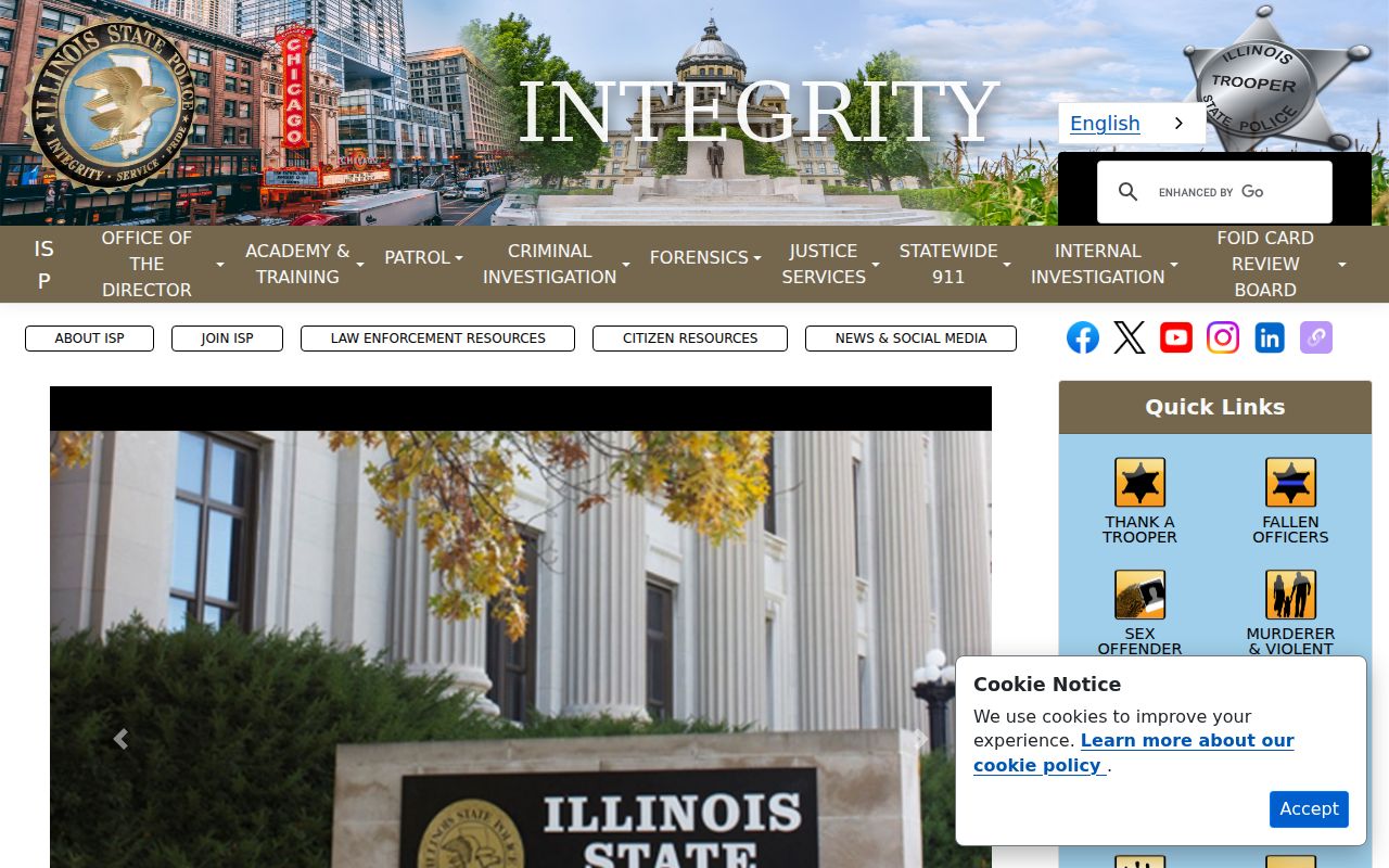 Lovington criminal records route through Illinois State Police